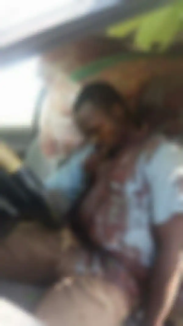 Graphic photos: Suspected armed robbers kill commercial driver traveling from Kaduna to Lagos